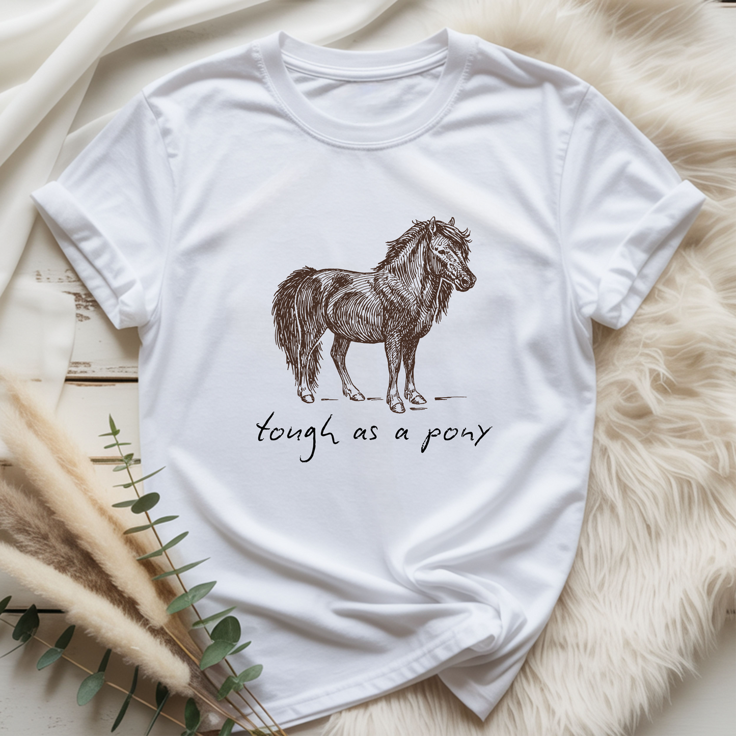 Tough as a Pony - Kids T-Shirt