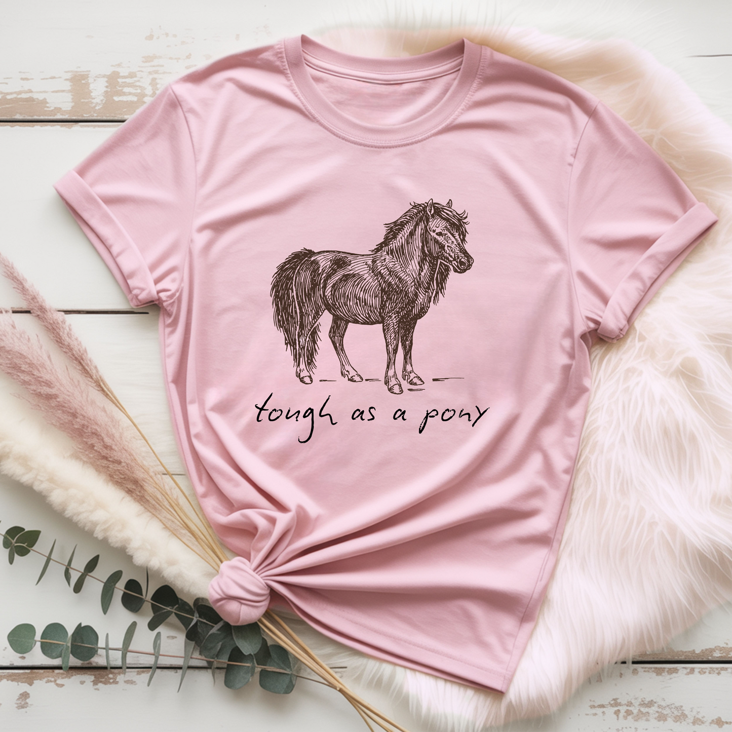 Tough as a Pony - Kids T-Shirt