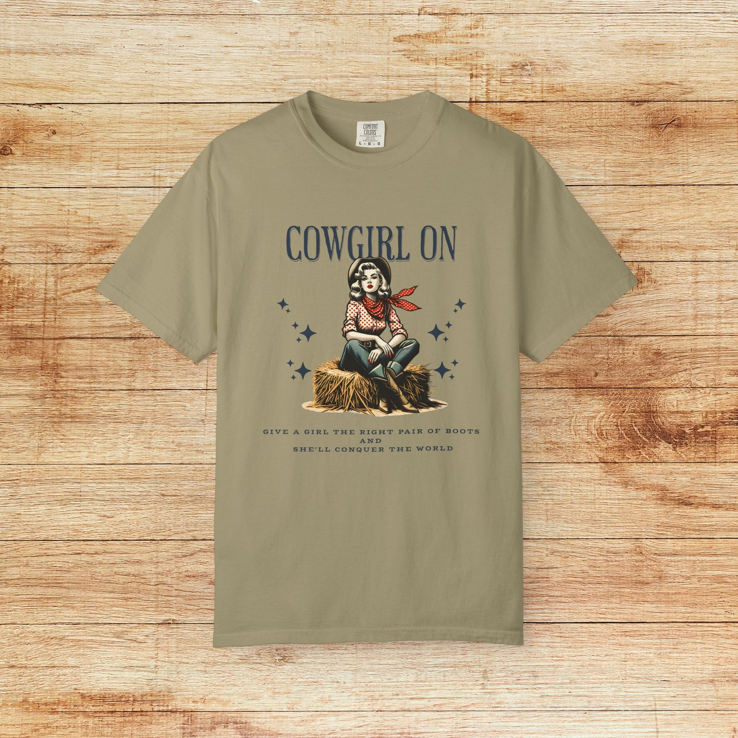 Cowgirl On Vintage Western T-Shirt