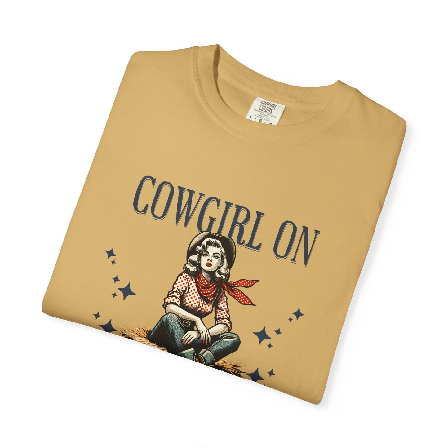 Cowgirl On Vintage Western T-Shirt