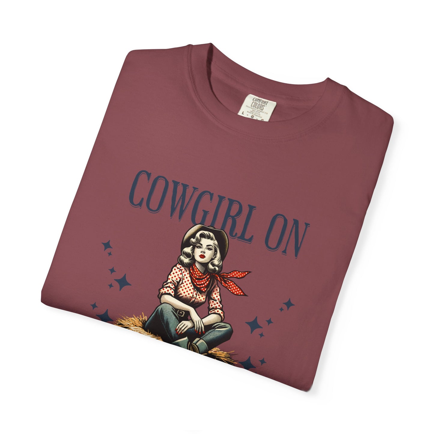 Cowgirl On Vintage Western T-Shirt