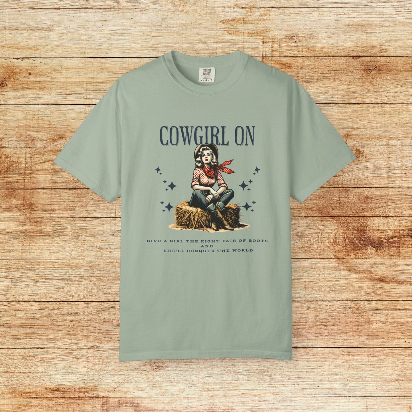 Cowgirl On Vintage Western T-Shirt
